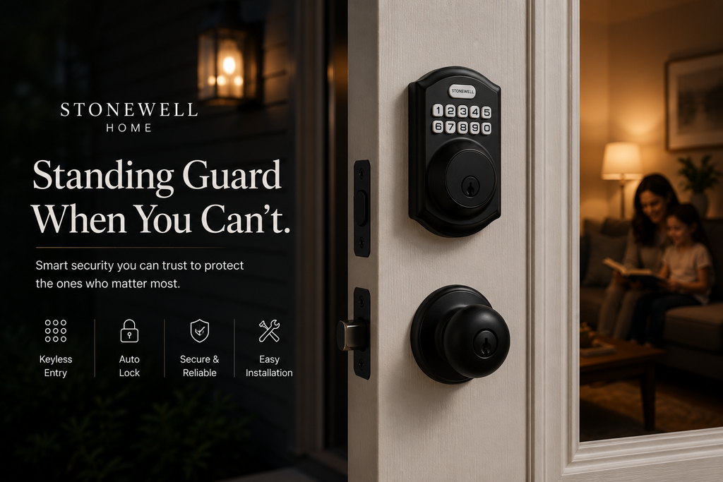 Deadbolt Lock with Keypad Access by Stonewell Home